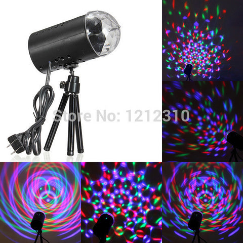 3W Crystal Magic Ball Laser Stage Lighting For Party