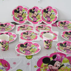 Minnie mouse baby happy birthday party decorations