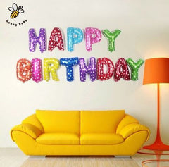 Happy Birthday Letter Shaped Ballons Decoration Air Balloon