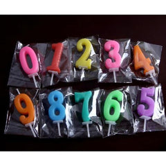 Number Wax Candle Party Supplies