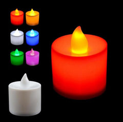 Plastic Candle Shape Light Fliker Flameless