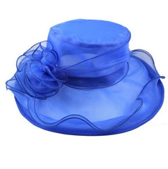 Fashion Show Wide Brim Hat Organza