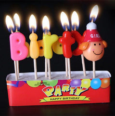 5Pcs Kids Birthday Cake Candles