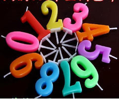 Number Wax Candle Party Supplies