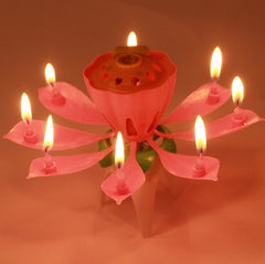 Beautiful Blossom Lotus Flower Design Candle