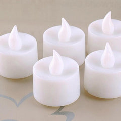 Plastic Candle Shape Light Fliker Flameless