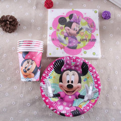 Minnie Mickey Mouse Party Set Supply