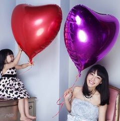 Supersize Heart Shap Foil Air Balloons