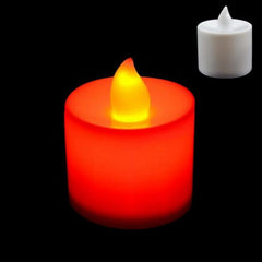 Plastic Candle Shape Light Fliker Flameless