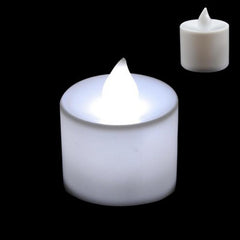 Plastic Candle Shape Light Fliker Flameless