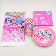 Mickey Minnie Birthday Party Little Pony Plates Paper Cups