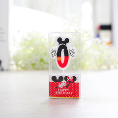 Anniversary Cake Numbers Age Candle Party Mickey Minnie