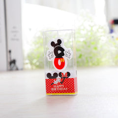 Anniversary Cake Numbers Age Candle Party Mickey Minnie