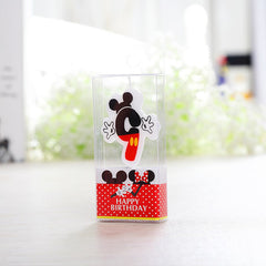 Anniversary Cake Numbers Age Candle Party Mickey Minnie