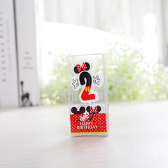 Anniversary Cake Numbers Age Candle Party Mickey Minnie