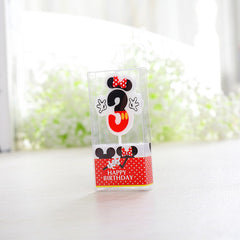 Anniversary Cake Numbers Age Candle Party Mickey Minnie