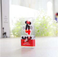 Anniversary Cake Numbers Age Candle Party Mickey Minnie