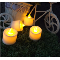 Amber Decorative Led Electronic Candle Light/Yellow