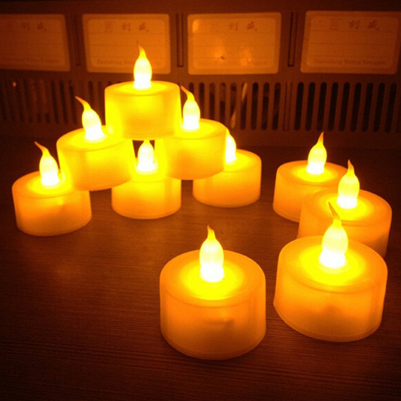 Flameless LED Tea light Flicker Tea Candle Light Party